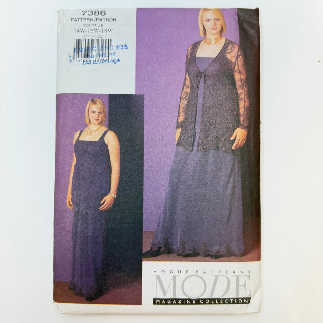 Sewing Pattern - Womenswear - Vogue 7386