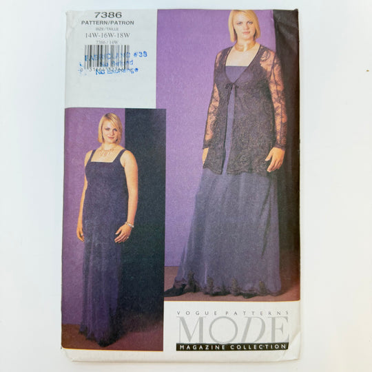 Sewing Pattern - Womenswear - Vogue 7386
