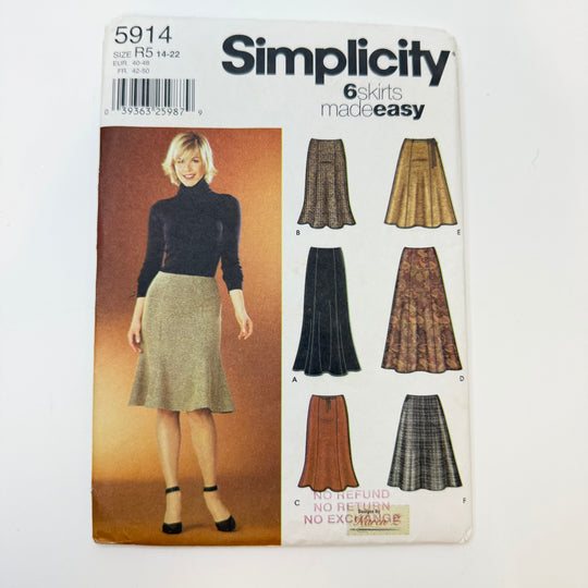Sewing Pattern - Womenswear - Simplicity 5914