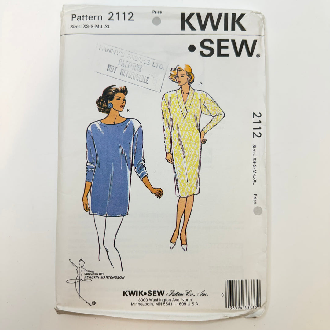 Sewing Pattern - Womenswear - Kwik Sew 2112