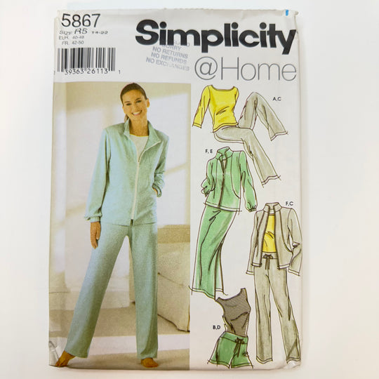 Sewing Pattern - Womenswear - Simplicity 5867