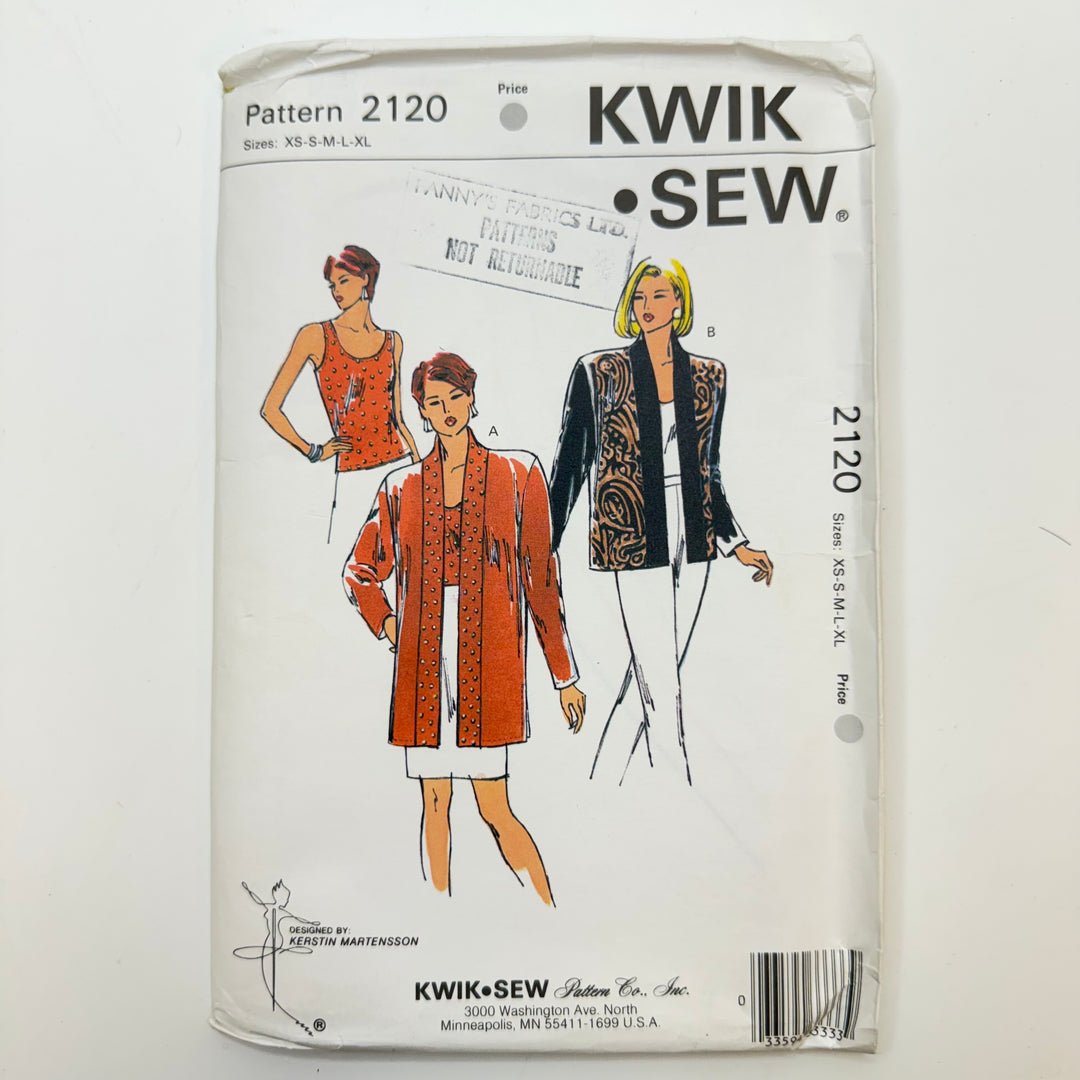 Sewing Pattern - Womenswear - Kwik Sew 2120