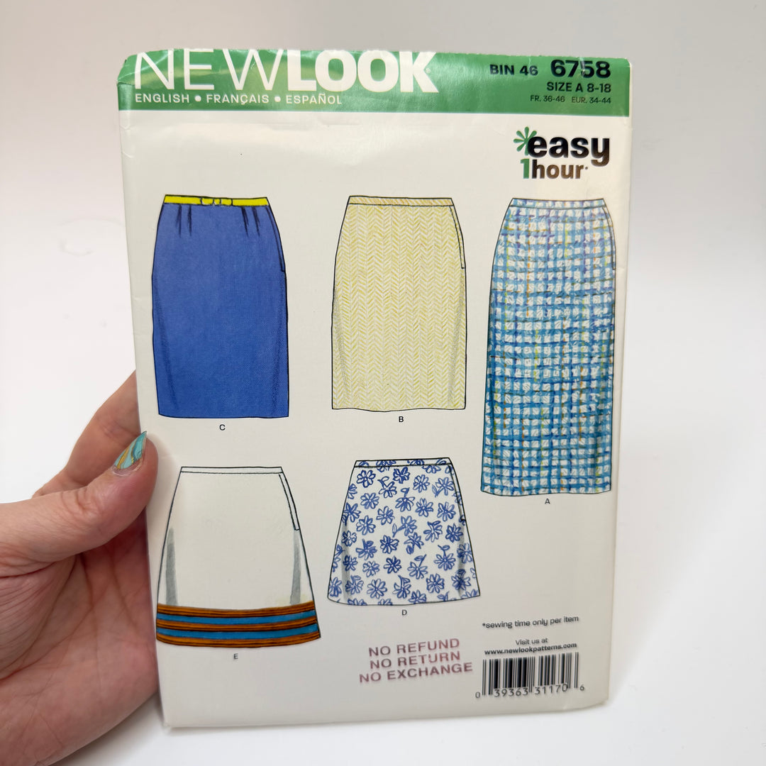 Sewing Pattern - Womenswear - New Look 6758