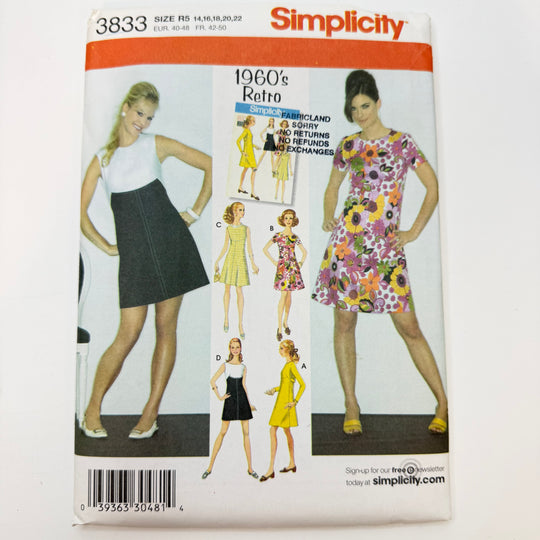 Sewing Pattern - Womenswear - Simplicity 3833