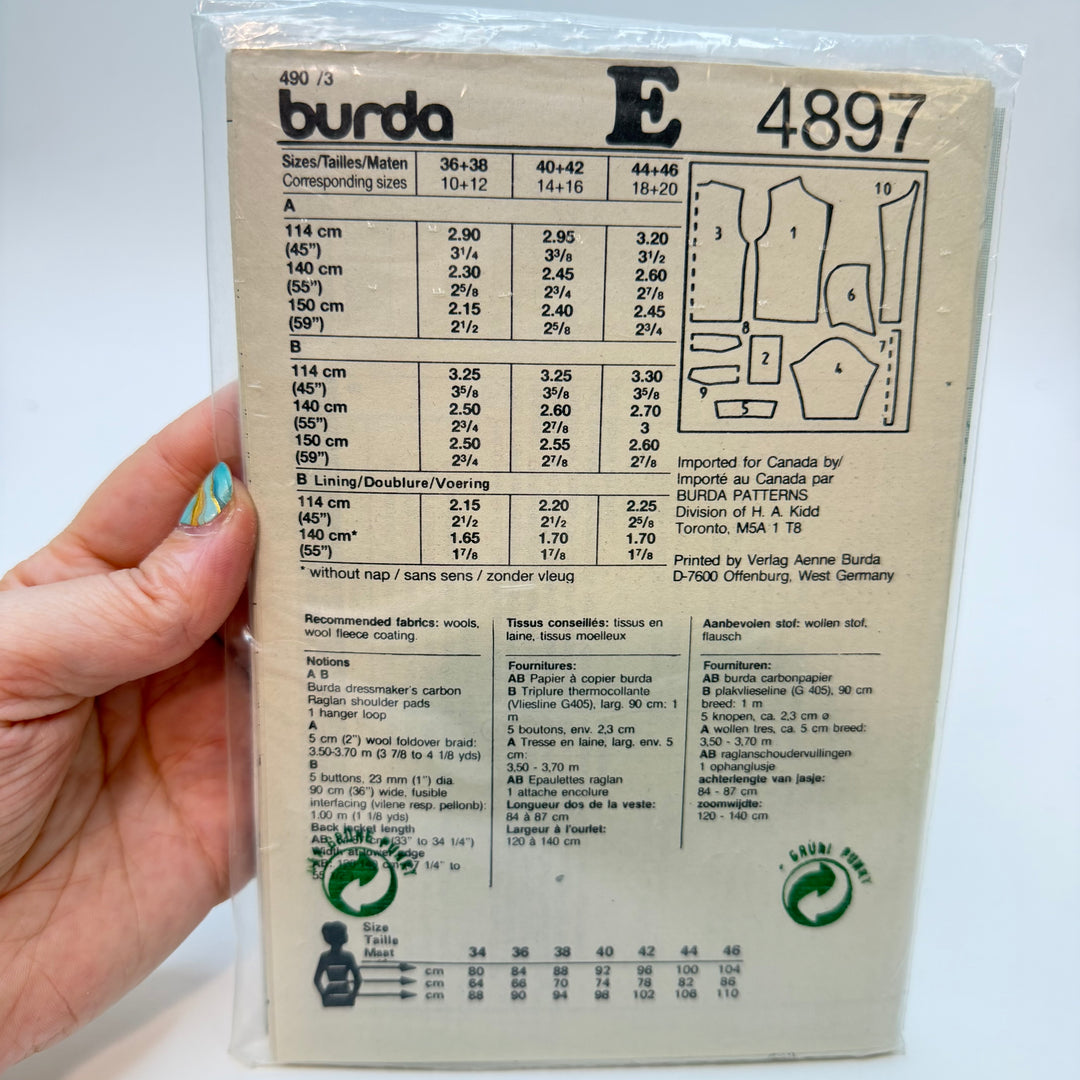 Sewing Pattern - Womenswear - Burda 4897