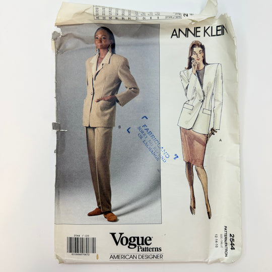 Sewing Pattern - Womenswear - Vogue 2544