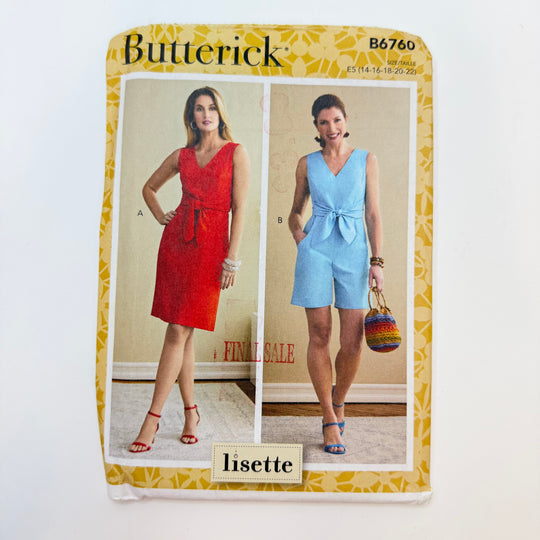 Sewing Pattern - Womenswear - Butterick 6760