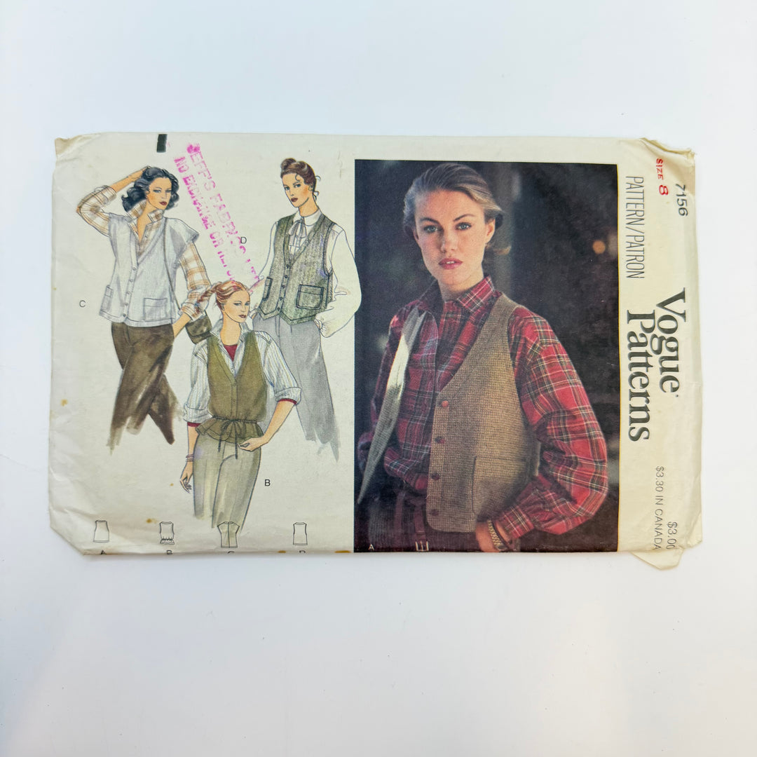 Sewing Pattern - Womenswear - Vogue 7156