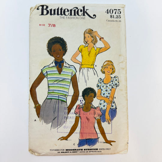 Sewing Pattern - Womenswear - Butterick 4075