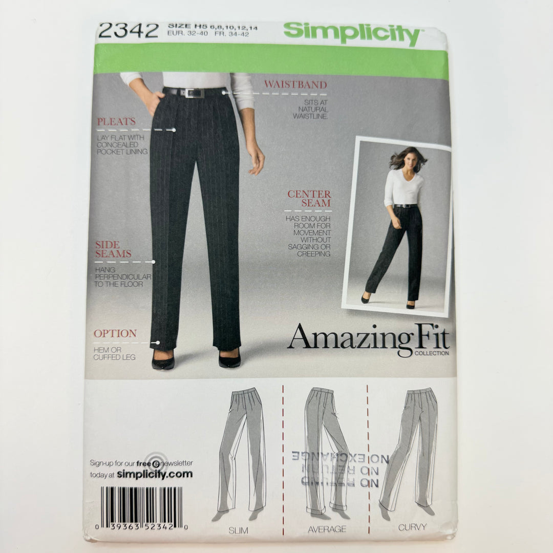 Sewing Pattern - Womenswear - Simplicity 2342