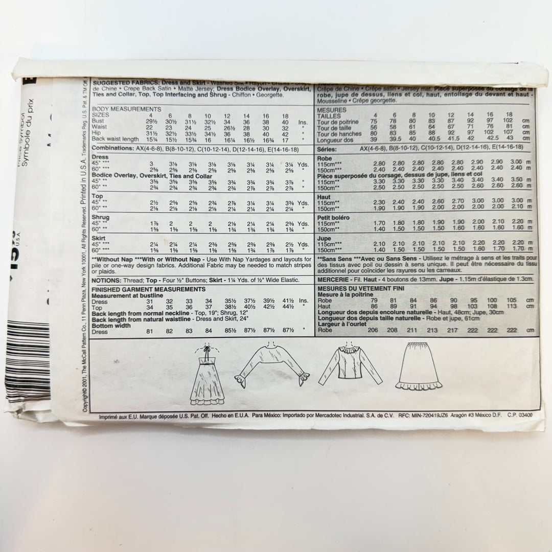 Sewing Pattern - Womenswear - McCall&