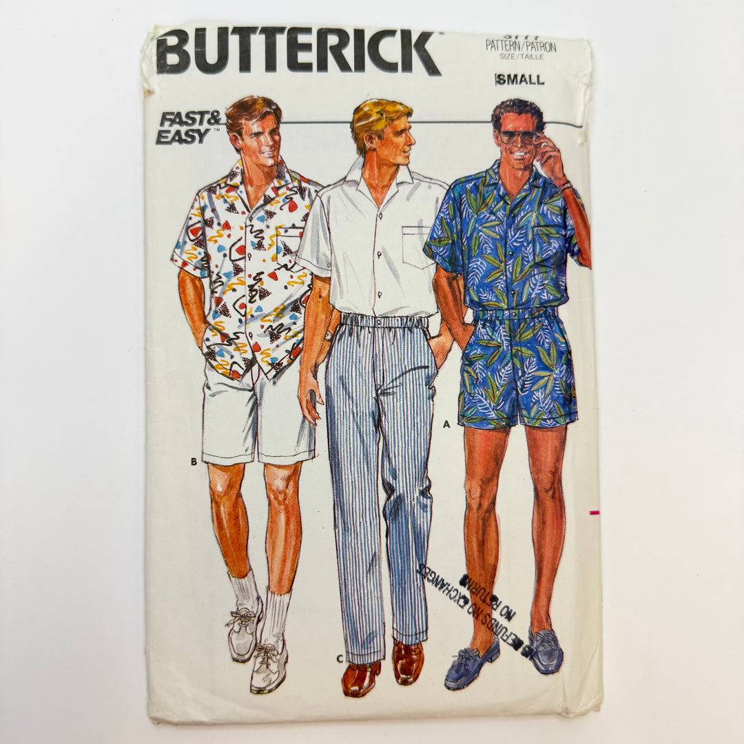 Sewing Pattern - Menswear - Butterick 3777