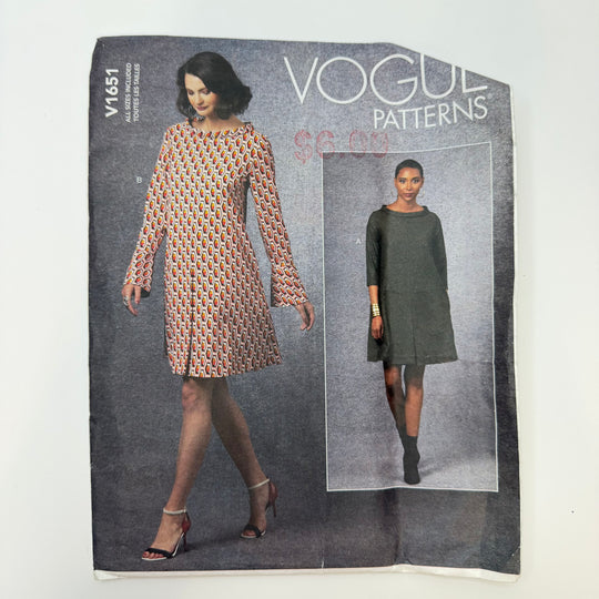 Sewing Pattern - Womenswear - Vogue 1651