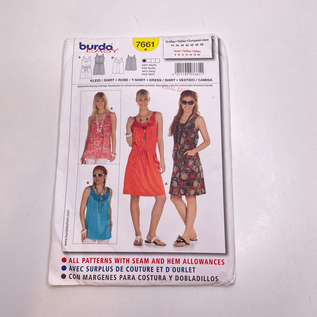 Sewing Pattern - Womenswear - Burda 7661