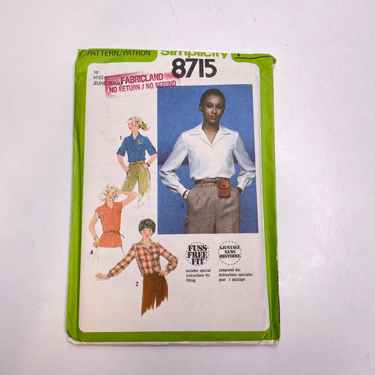 Sewing Pattern - Womenswear - Simplicity 8715