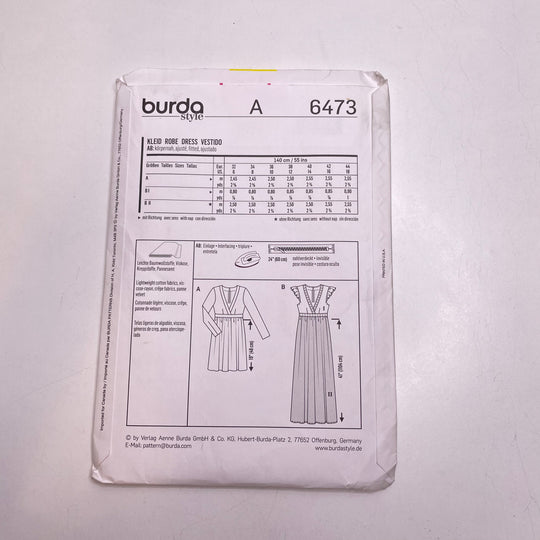 Sewing Pattern - Womenswear - Burda 6497