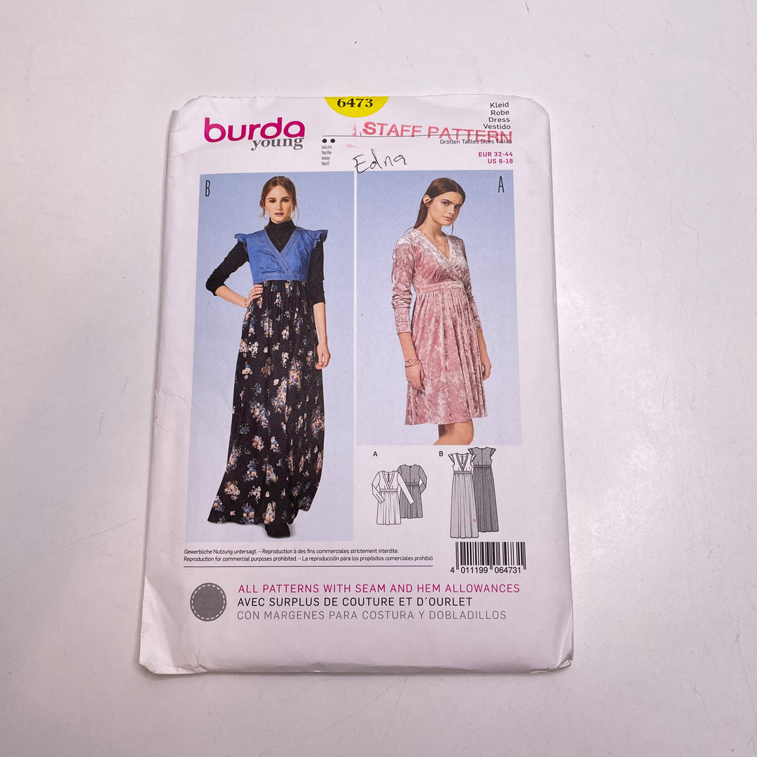 Sewing Pattern - Womenswear - Burda 6473