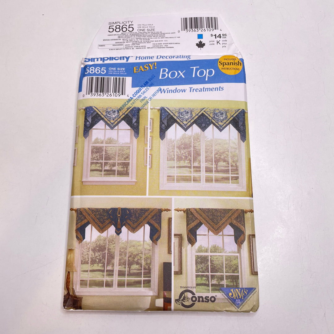 Sewing Pattern - Craft - Simplicity 5865
