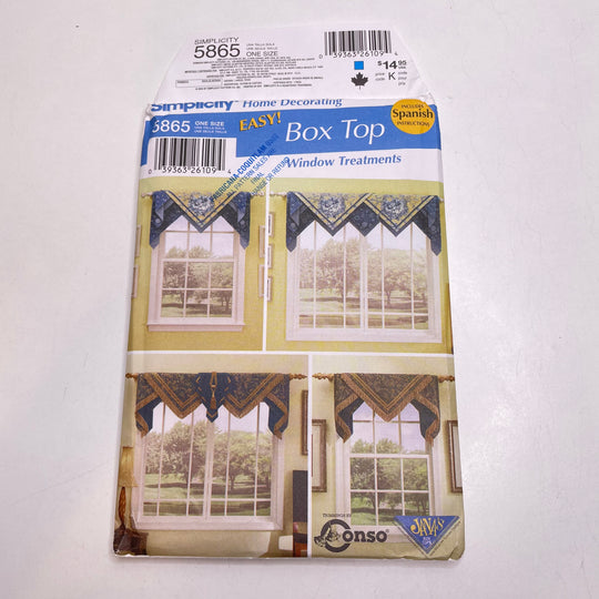 Sewing Pattern - Craft - Simplicity 5865