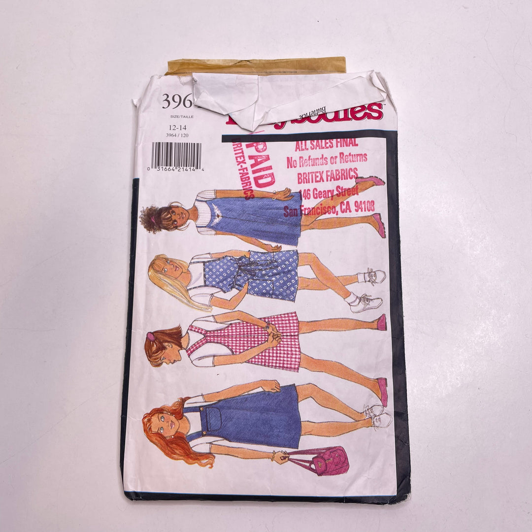 Sewing Pattern - Childrenswear - Busybodies By Butterick 3964