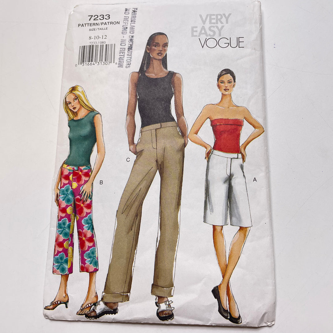 Sewing Pattern - Womenswear - Vogue 7233