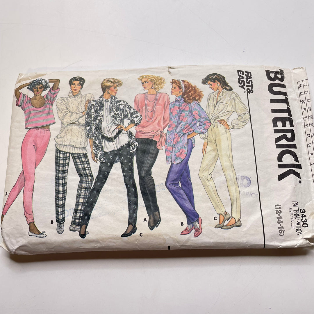 Sewing Pattern - Womenswear - Butterick 3430