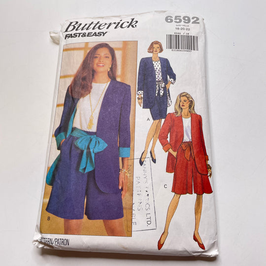 Sewing Pattern - Womenswear - Butterick 6592