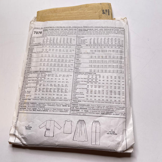 Sewing Pattern - Womenswear - McCall&