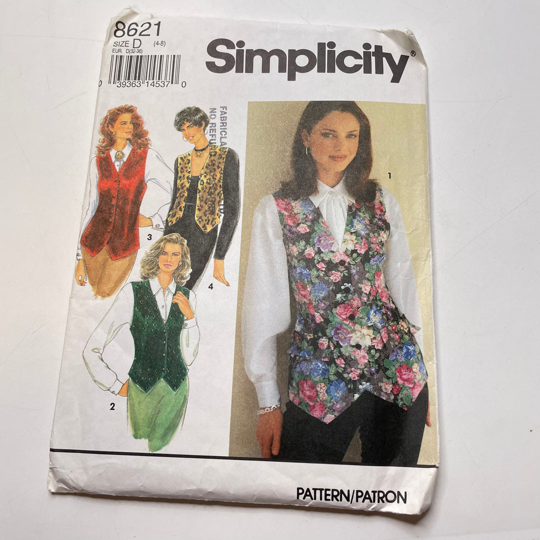 Sewing Pattern - Womenswear - Simplicity 8621