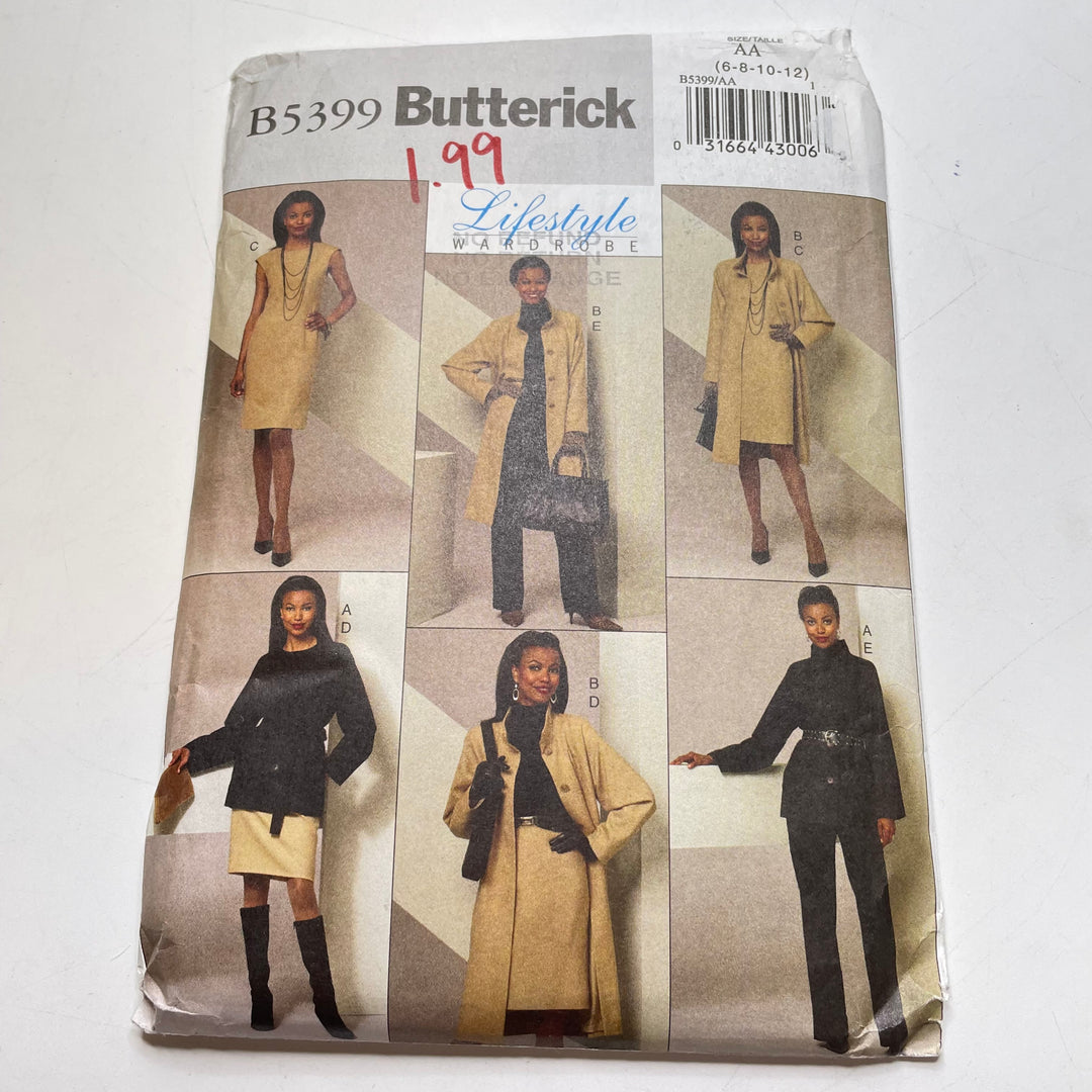 Sewing Pattern - Womenswear - Butterick B5399