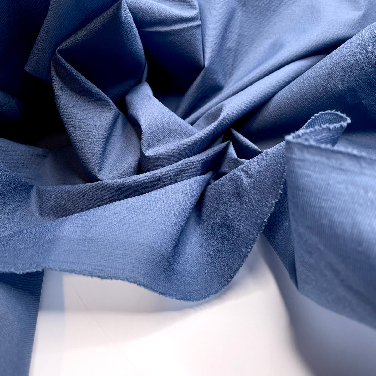 Sea Of Supporters - Mechanical Stretch Double Weave Nylon Knit - Blue - Bundles