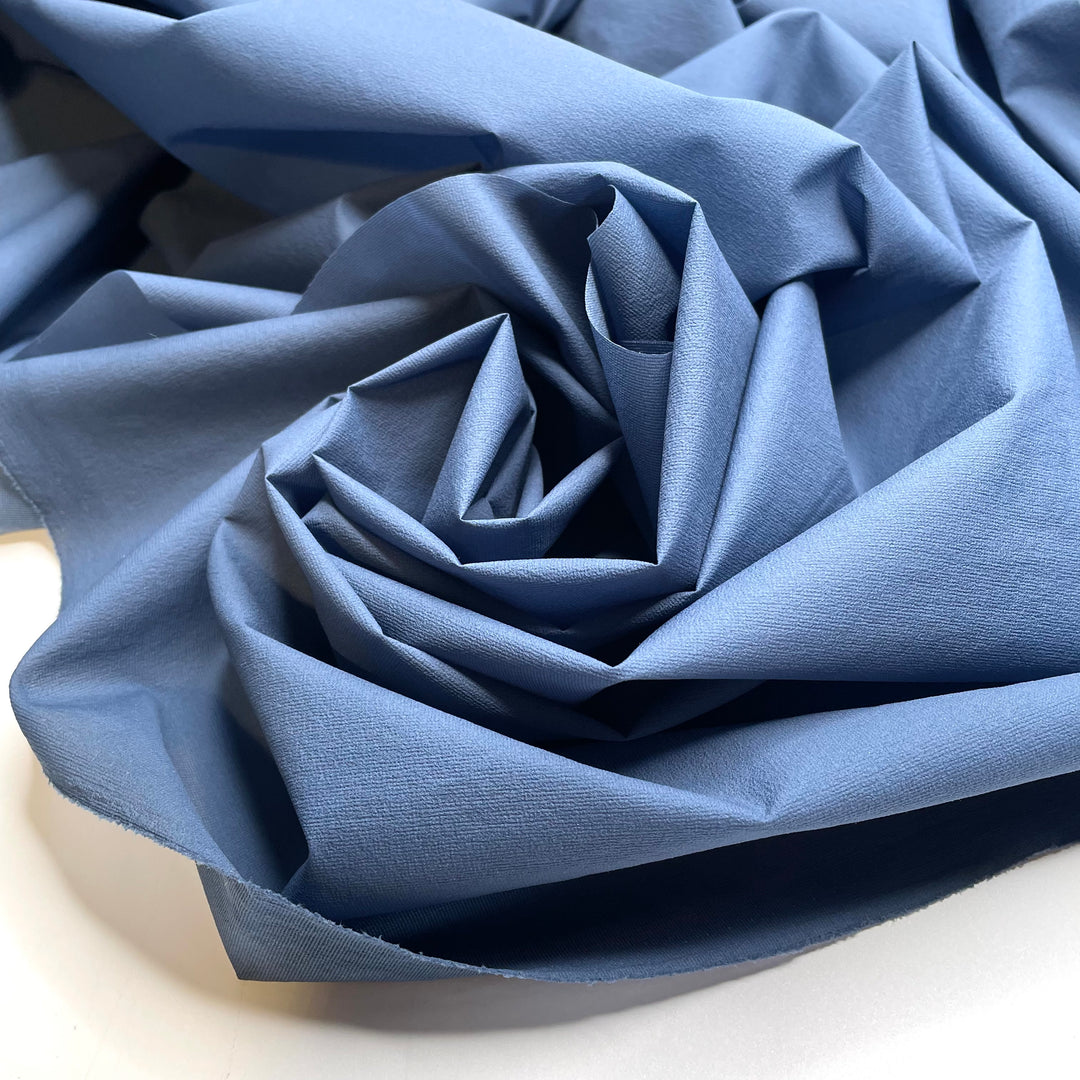 Sea Of Supporters - Mechanical Stretch Double Weave Nylon Knit - Blue - Bundles