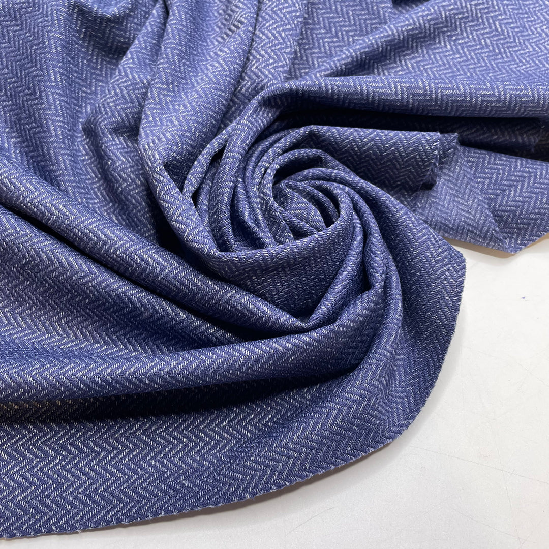 Name The Fabric July27 - Jersey Poly Knit - Navy Chevron - Bundles