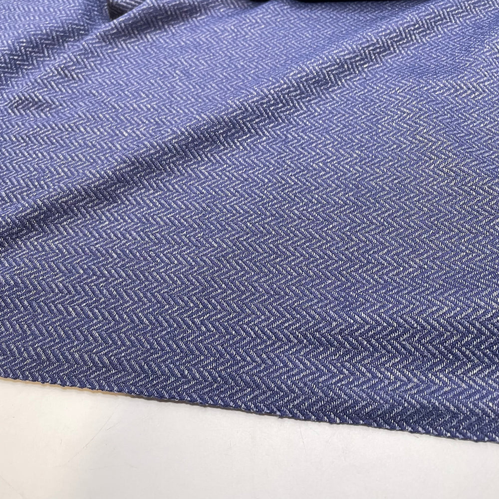 Name The Fabric July27 - Jersey Poly Knit - Navy Chevron - Bundles