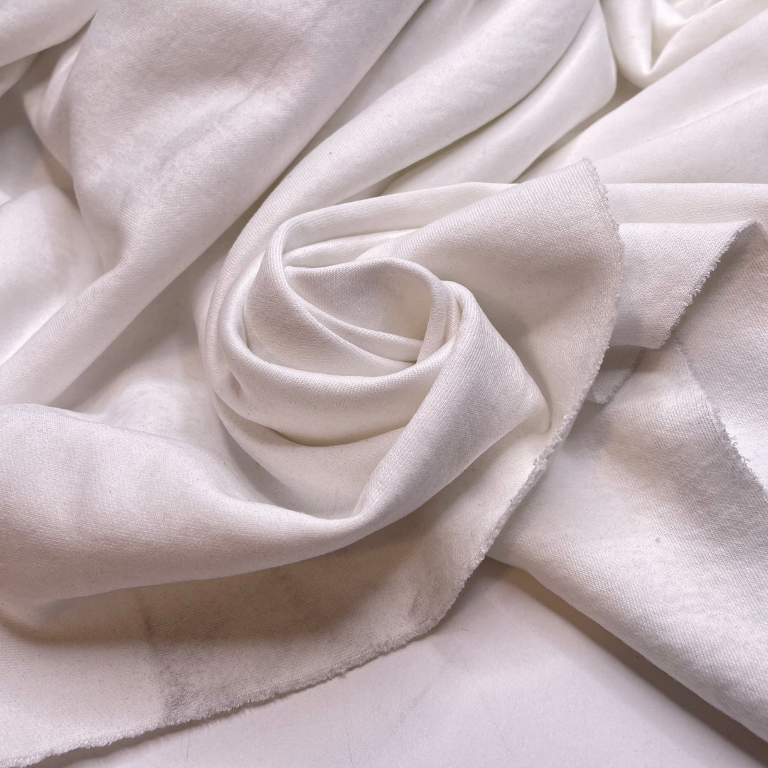 Sno Cone - Double Cloth Knit Polyester Blend  - White - Bundles