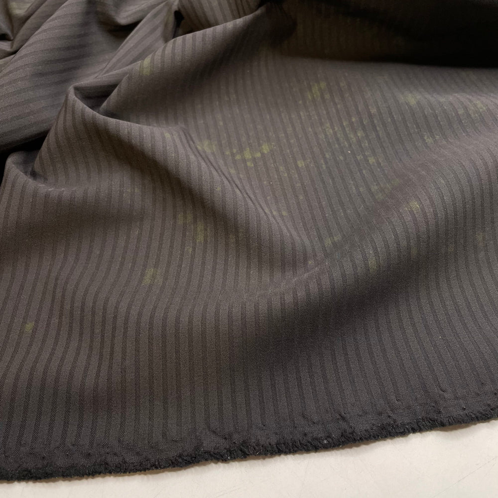 Vroom Vroom - Nylon Woven - Black Stripes - 1M Bundle