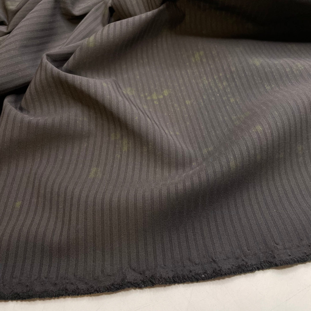Vroom Vroom - Nylon Woven - Black Stripes - 1M Bundle