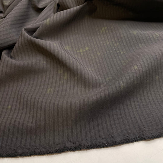 Vroom Vroom - Nylon Woven - Black Stripes - 1M Bundle