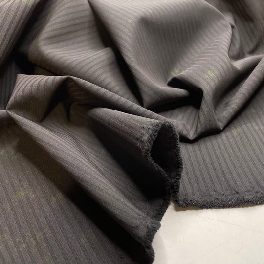 Vroom Vroom - Nylon Woven - Black Stripes - 1M Bundle