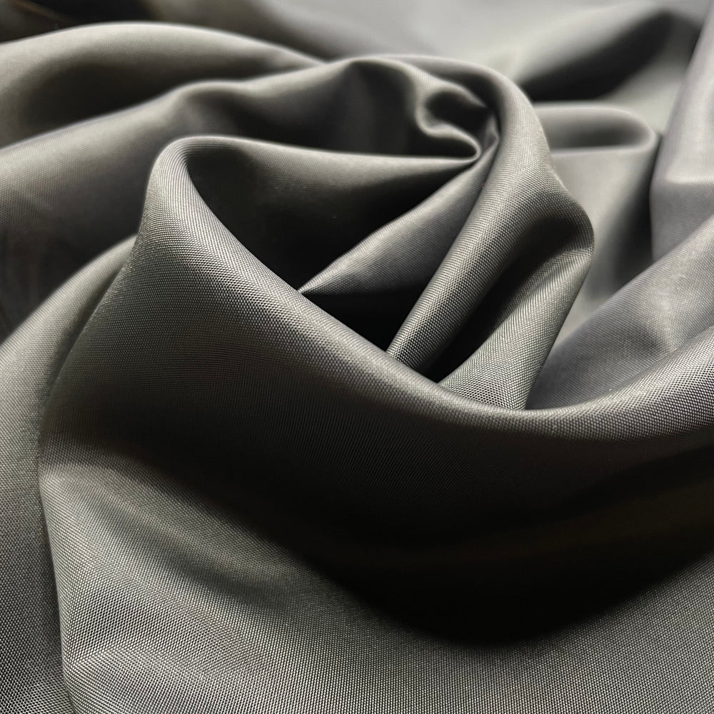Grandma's Tapenade Recipe - Satin Poly Woven - Dark Olive - 2M Bundle