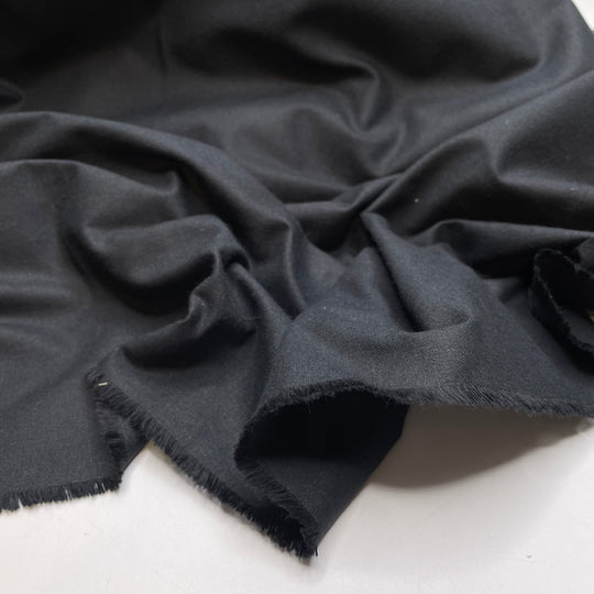 Fin Of An Orca - Cotton Woven - Black - 2M Bundle