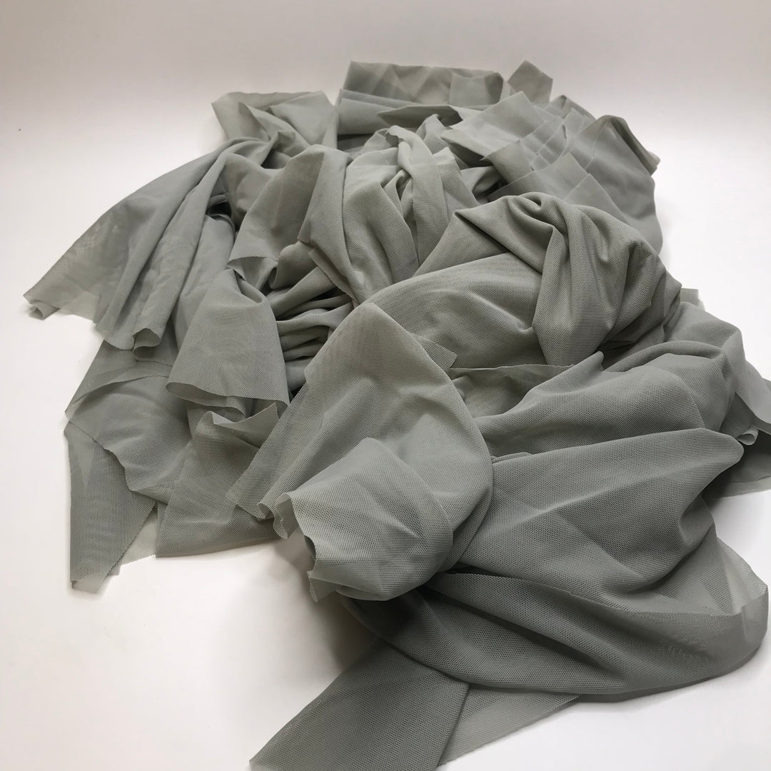 1 LB Light Grey Treasure Cart Packs - Mesh Nylon/Spandex Knit - Light Grey - 0.5M Bundle