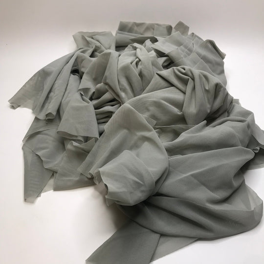 1 LB Light Grey Treasure Cart Packs - Mesh Nylon/Spandex Knit - Light Grey - 0.5M Bundle