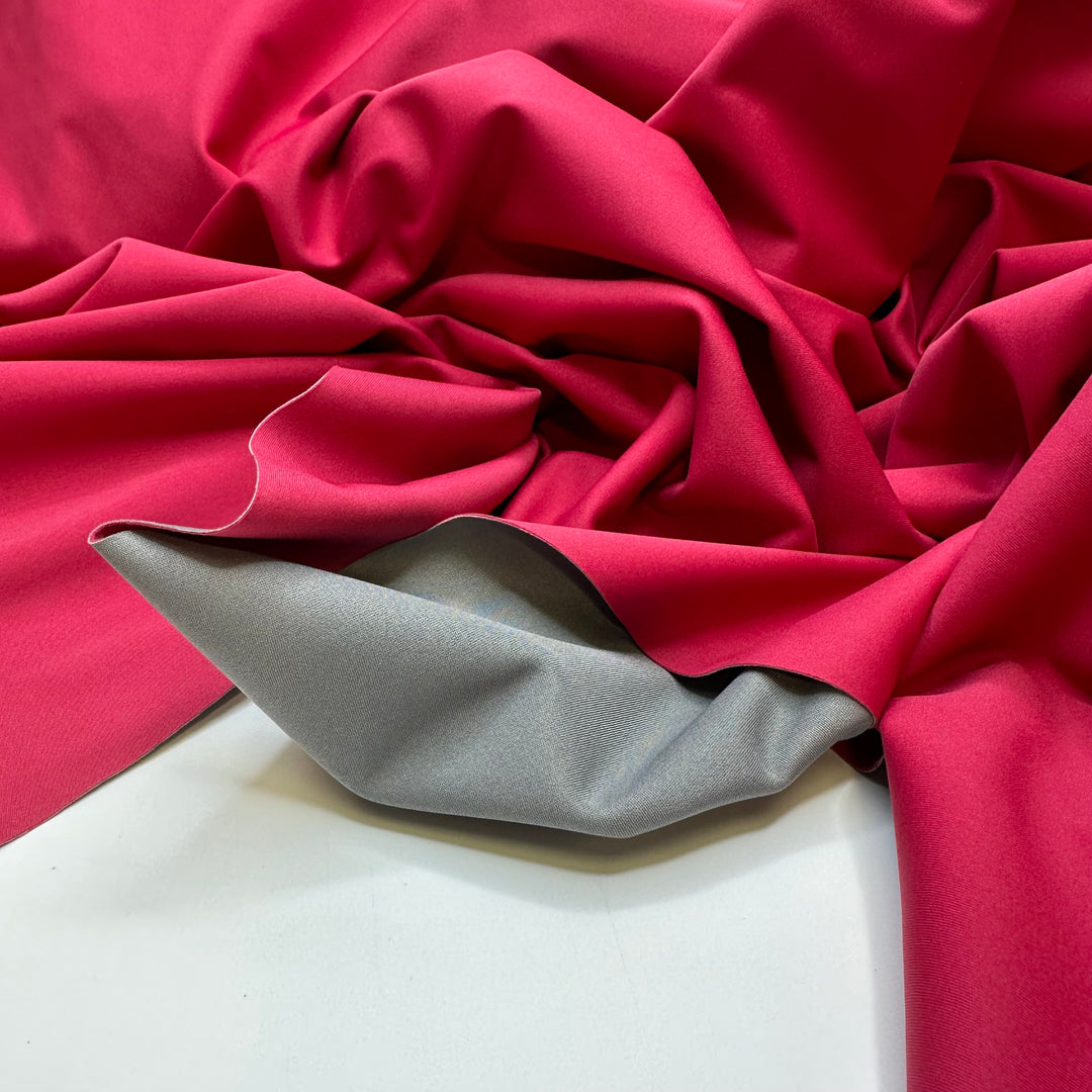 NTF Nov 30 - Wind Resistant Water Resistant Shell Polyester Blend Knit - Pink/Grey - Bundles