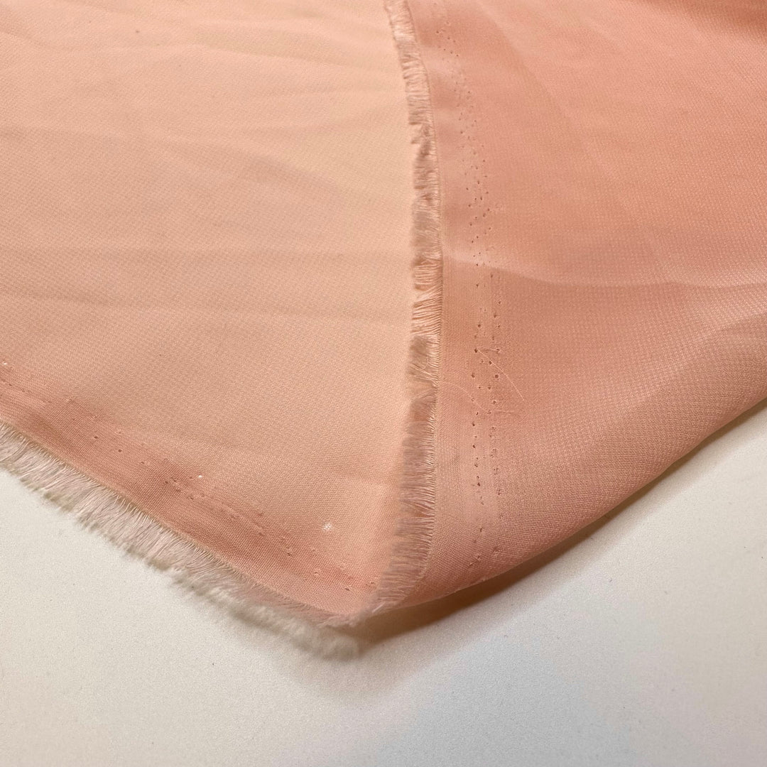 Dancing In Cherry Blossom Petals - Chiffon Poly Woven - Light Pink - Bundles