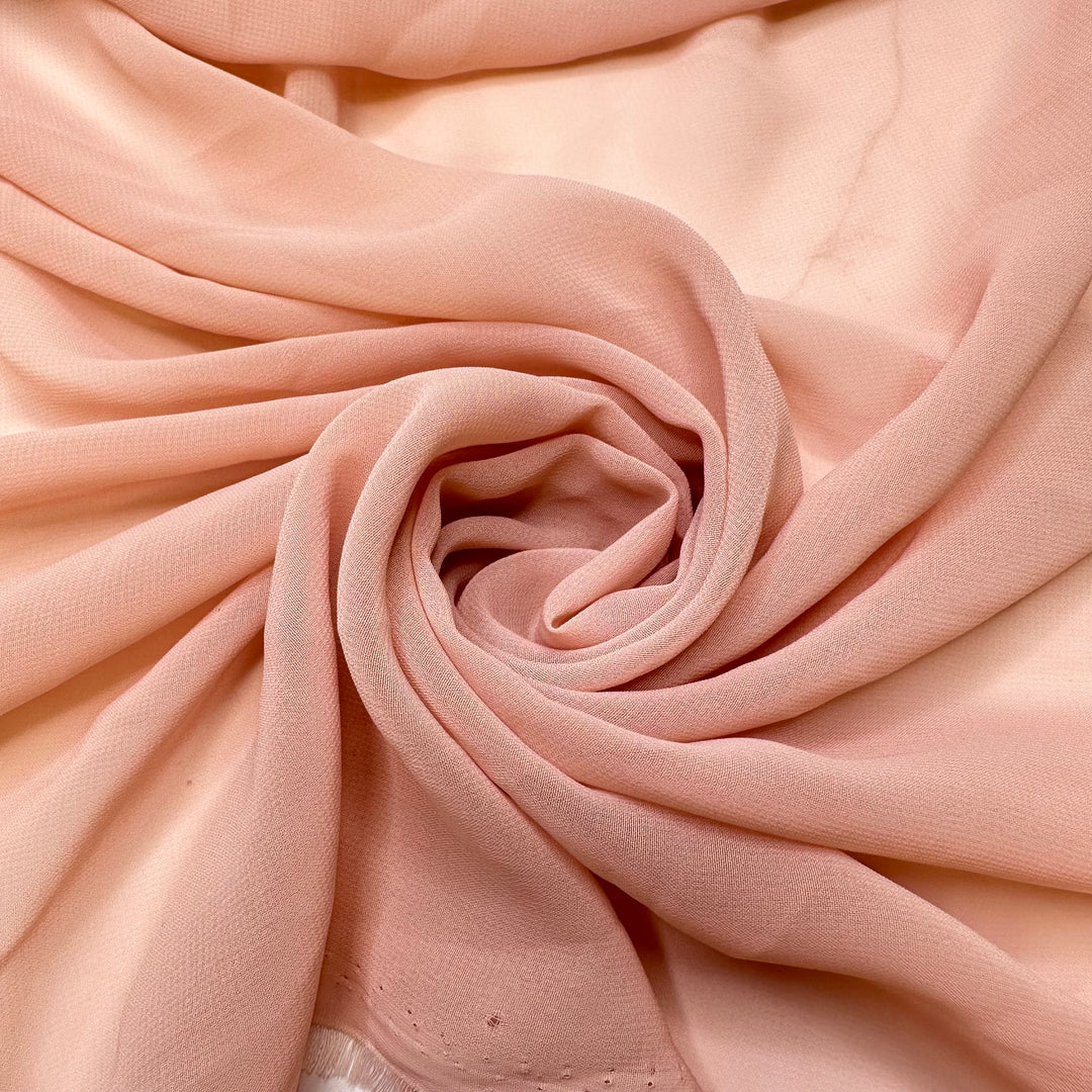 Dancing In Cherry Blossom Petals - Chiffon Poly Woven - Light Pink - Bundles