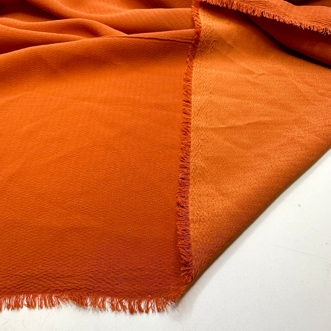 Arctic Fox - Crepe Poly Woven - Orange - Bundles