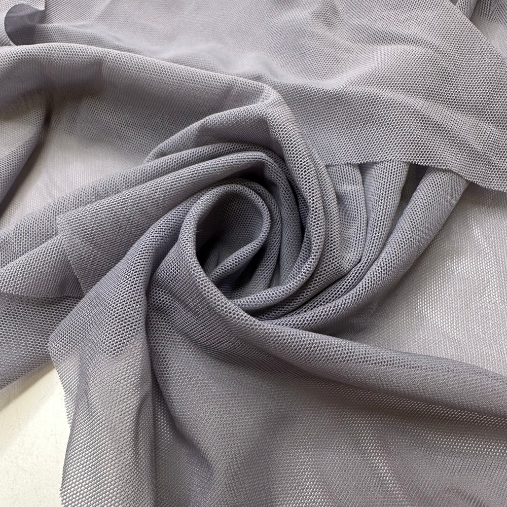 Grey Mesh Scrap Packs - Mesh Poly/Spandex Knit - Light Grey - Bundles