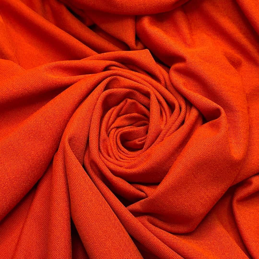 Unique Orange - Polyester Blend Knit - Orange - Bundles