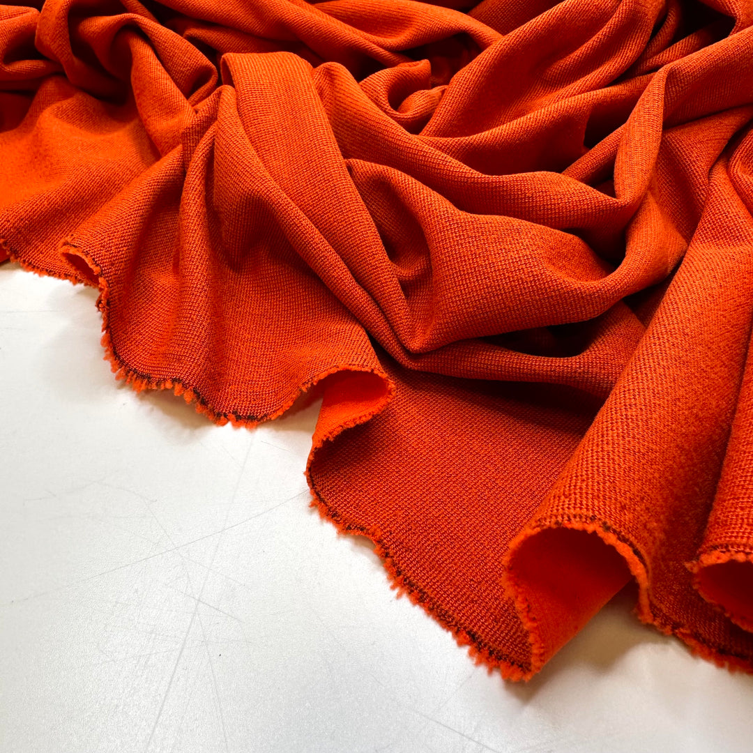 Unique Orange - Polyester Blend Knit - Orange - Bundles